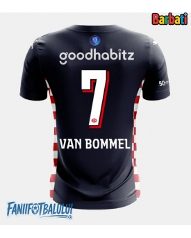 PSV Eindhoven Ruben van Bommel #7 Tricou Fotbal Replică 2025-26 Barbati Deplasare